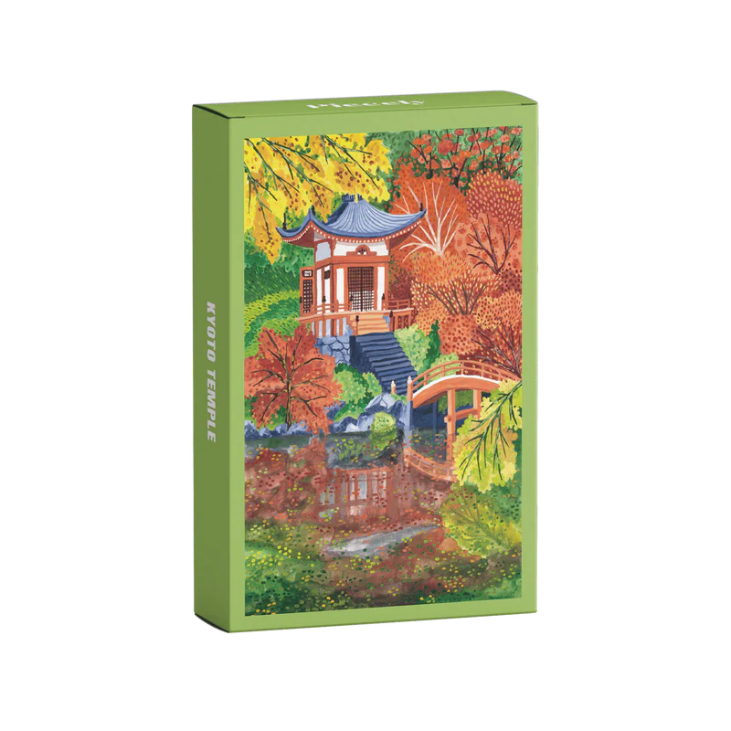 Piecely Mini Puzzle 99 Teile Kyoto Temple 10 x 14 cm