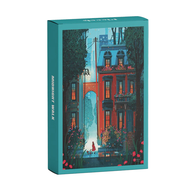 Piecely Mini Puzzle 99 Teile Midnight Walk 10 x 14 cm