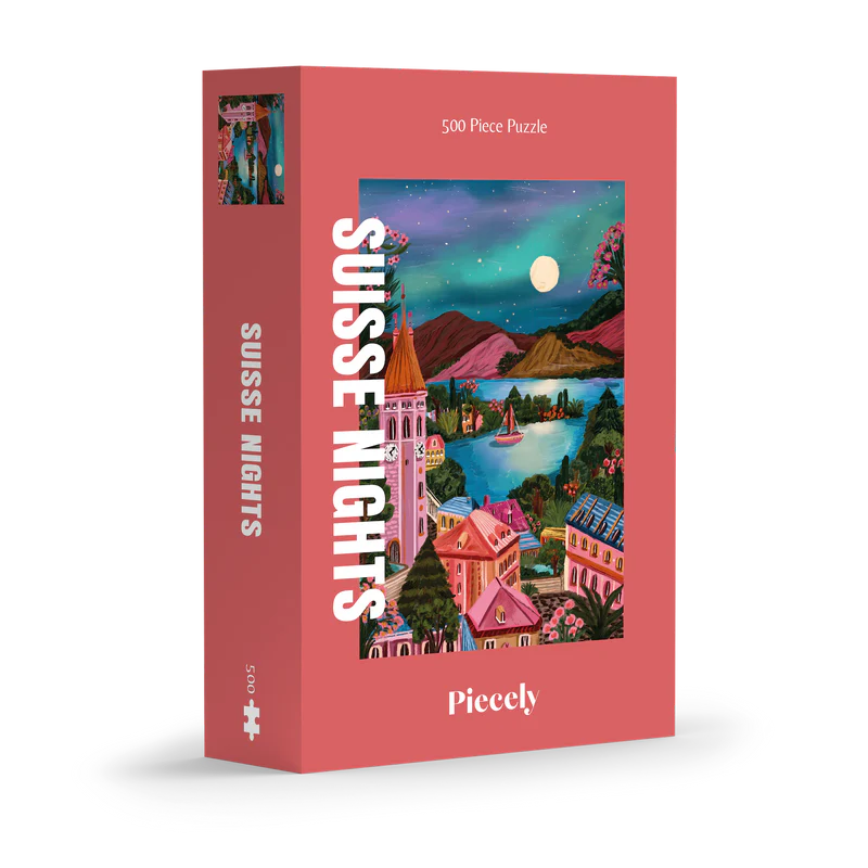 Piecely Puzzle 500 Teile Suisse Night 34 x 48 cm