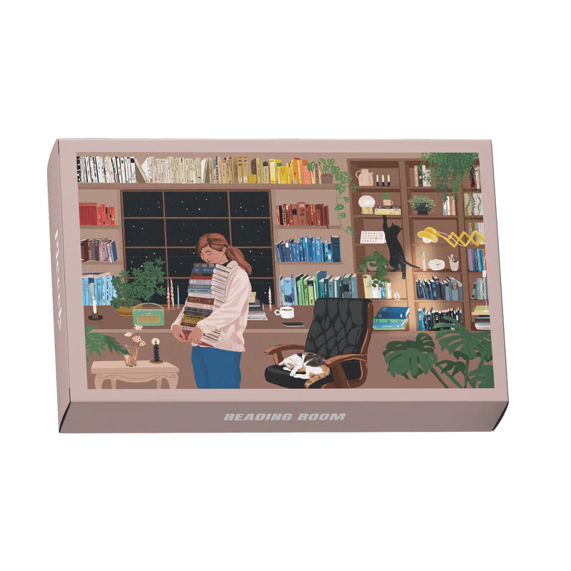 Piecely Mini Puzzle 99 Teile Reading Room 10 x 14 cm