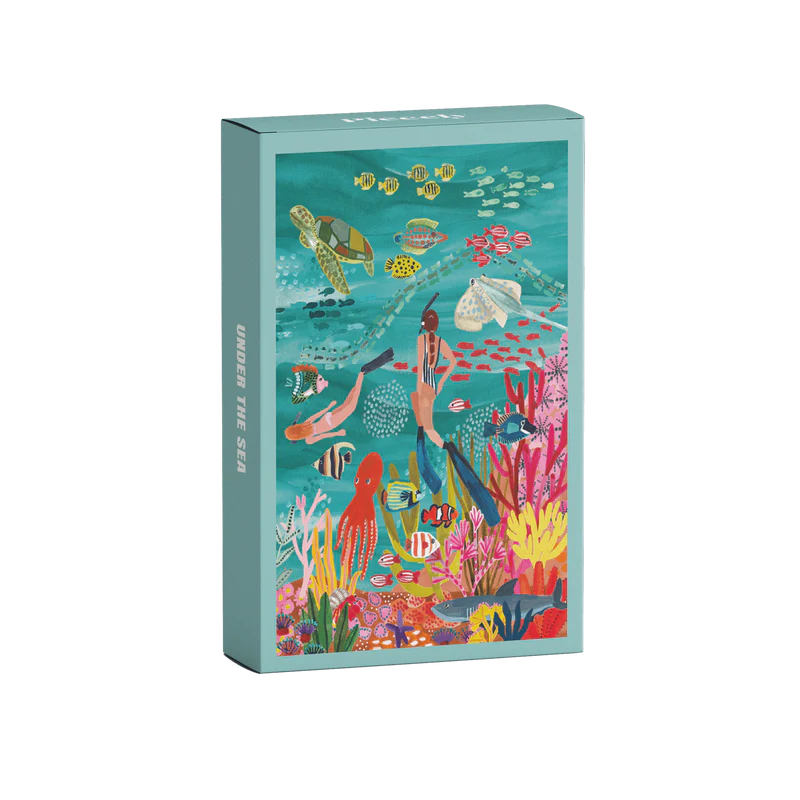Piecely Mini Puzzle 99 Teile Under The Sea 10 x 14 cm