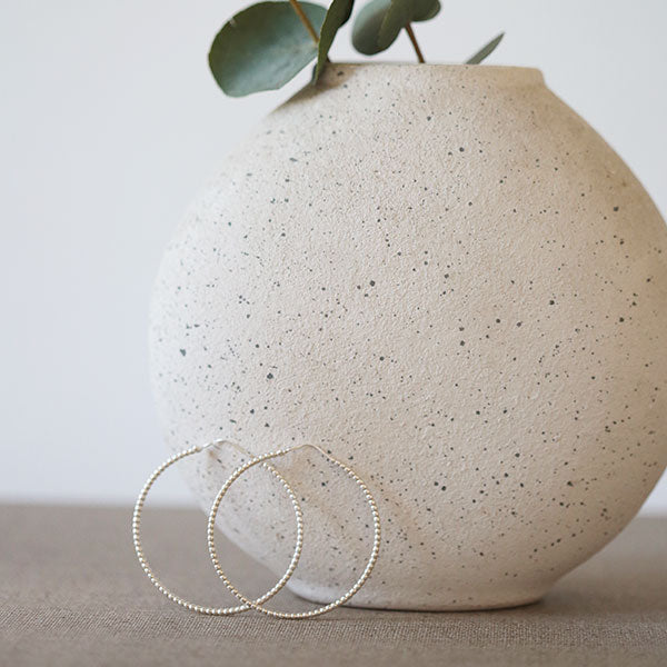 piqué stud earrings "Yula" - Gold