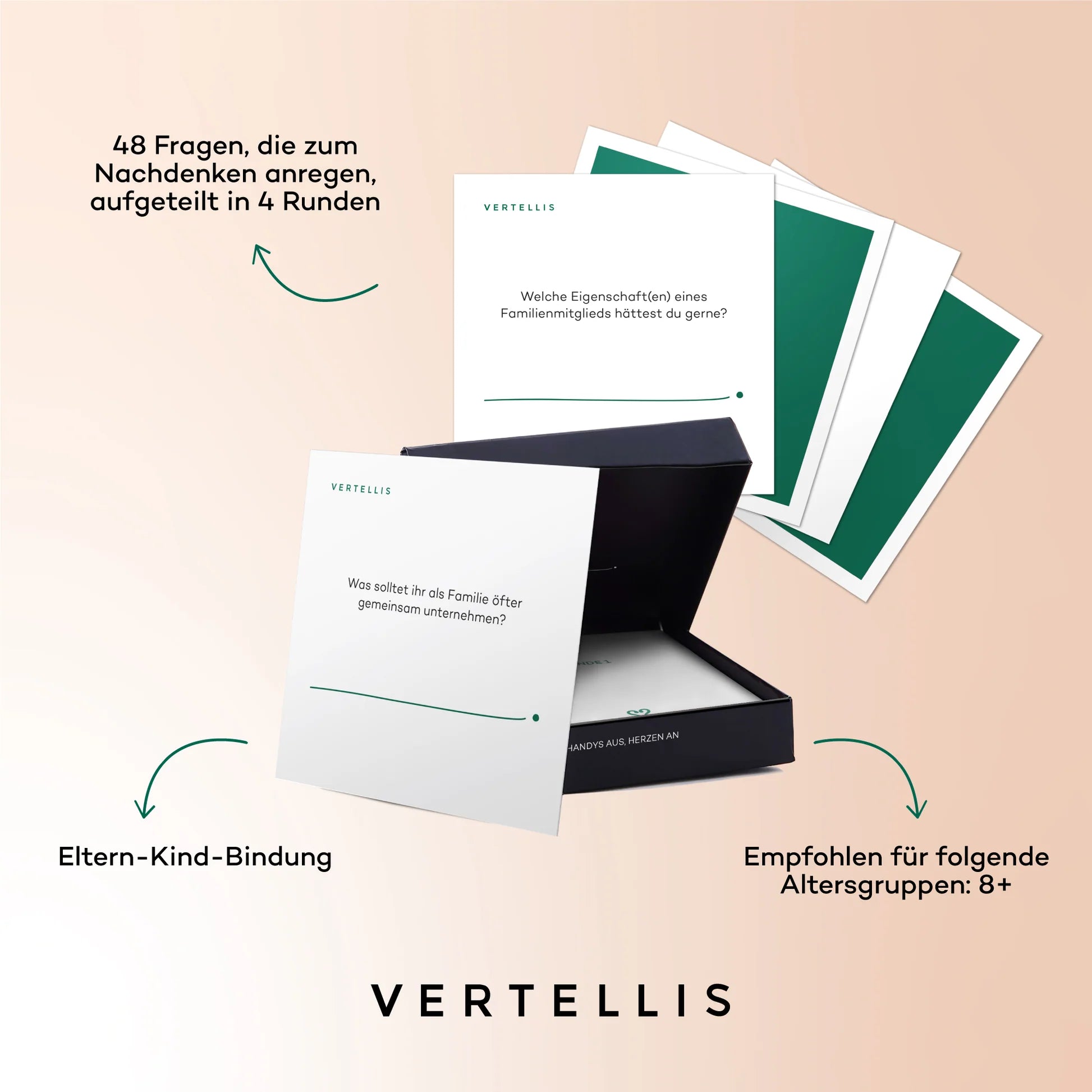 Vertellis Fragekartenspiel "Familien Edition"