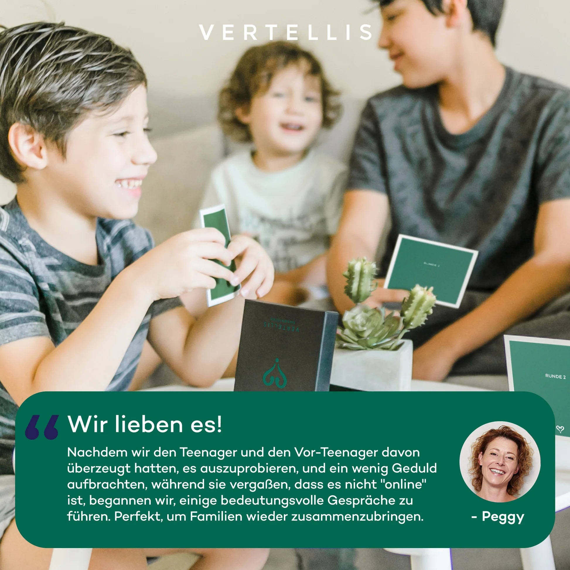 Vertellis Fragekartenspiel "Familien Edition"