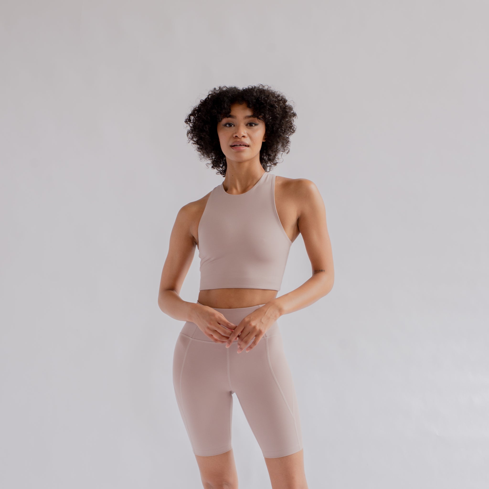 Girlfriend Collective Crop Sport-BH "Dylan"