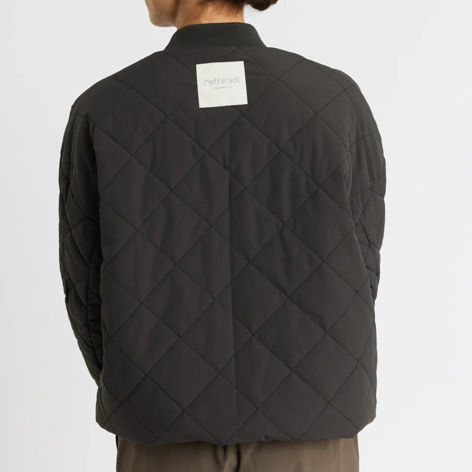rethinkit Quilted Bomber Jacket "Latté"