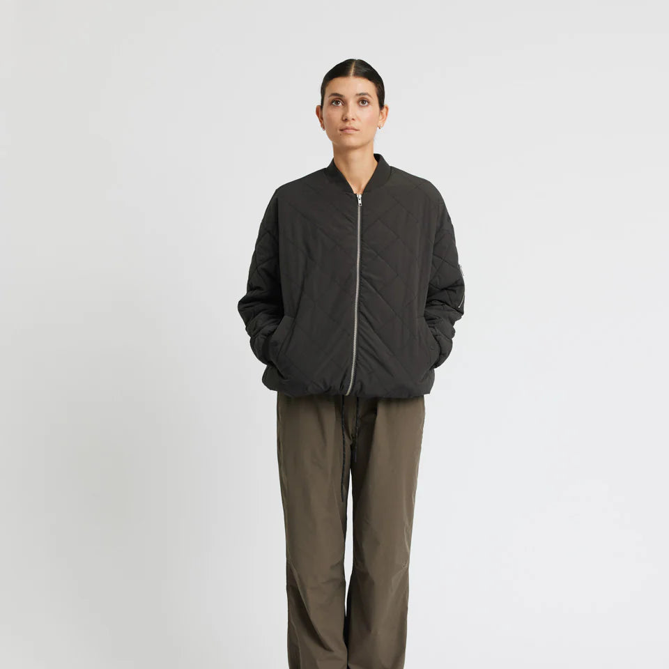 rethinkit Quilted Bomber Jacket "Latté"