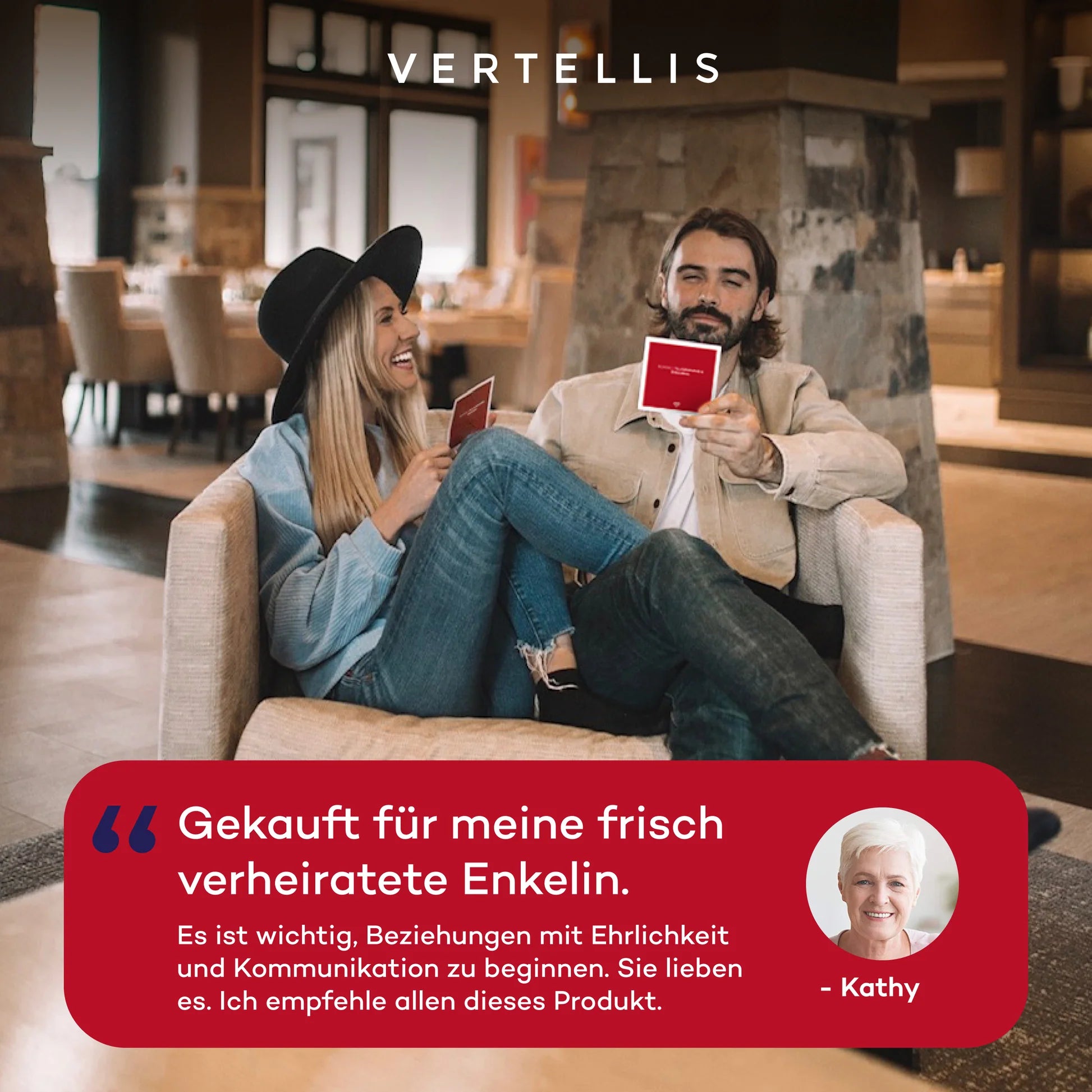 Vertellis Fragekartenspiel "Partner Edition"