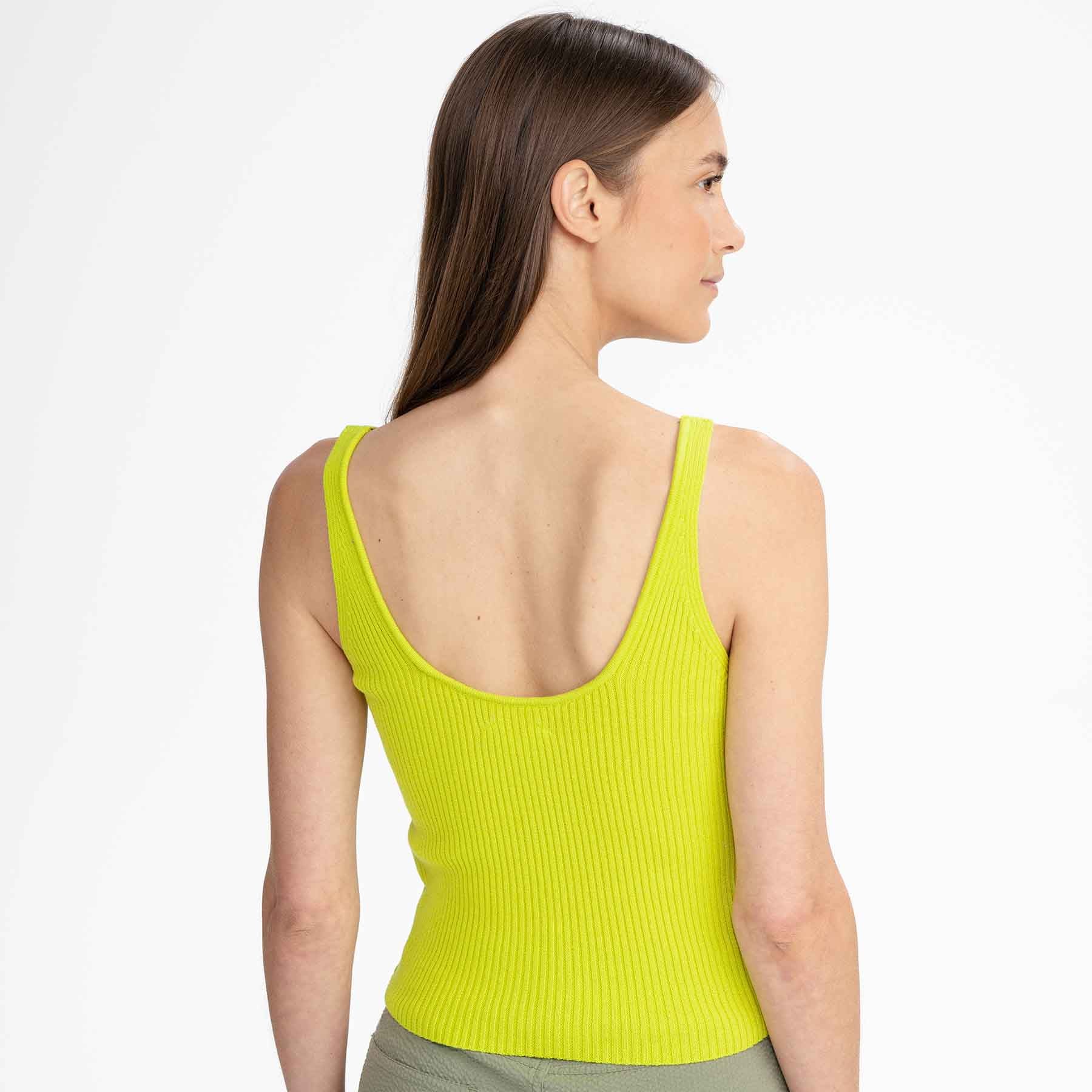 MELA Damen V-Neck Strick Top "RHADA"