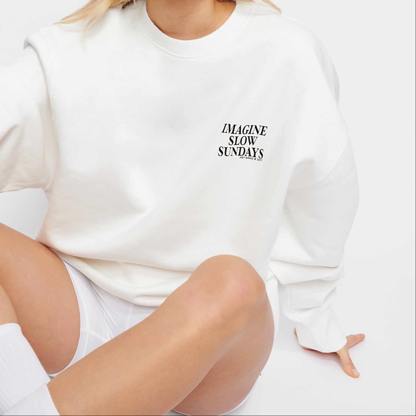 hey soho Sweater "Imagine Slow Sundays"