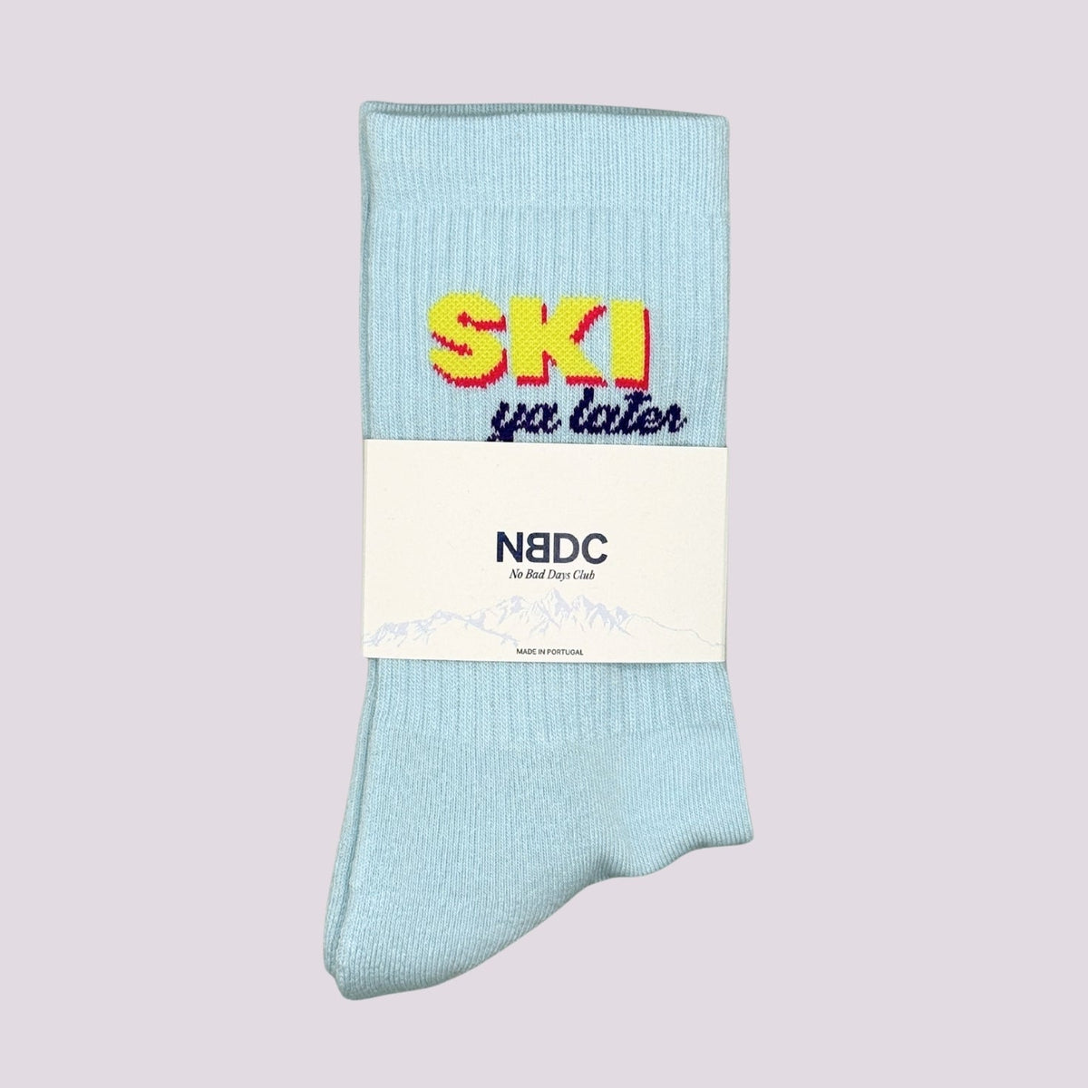 No Bad Days Club Socken "SKI YA LATER"