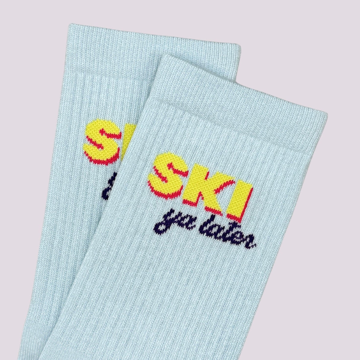 No Bad Days Club Socken "SKI YA LATER"
