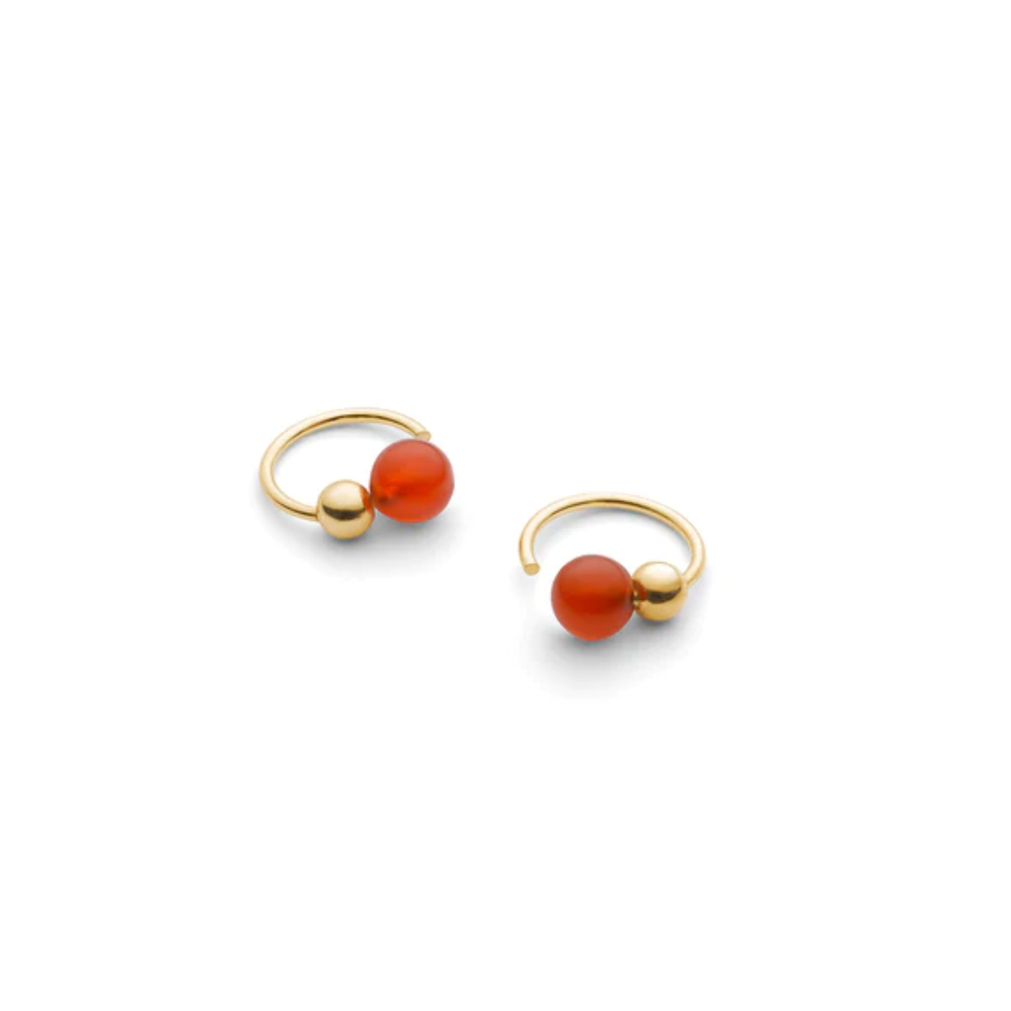 Jukserei Ohrringe "Sunset Bubble Twist" Gold