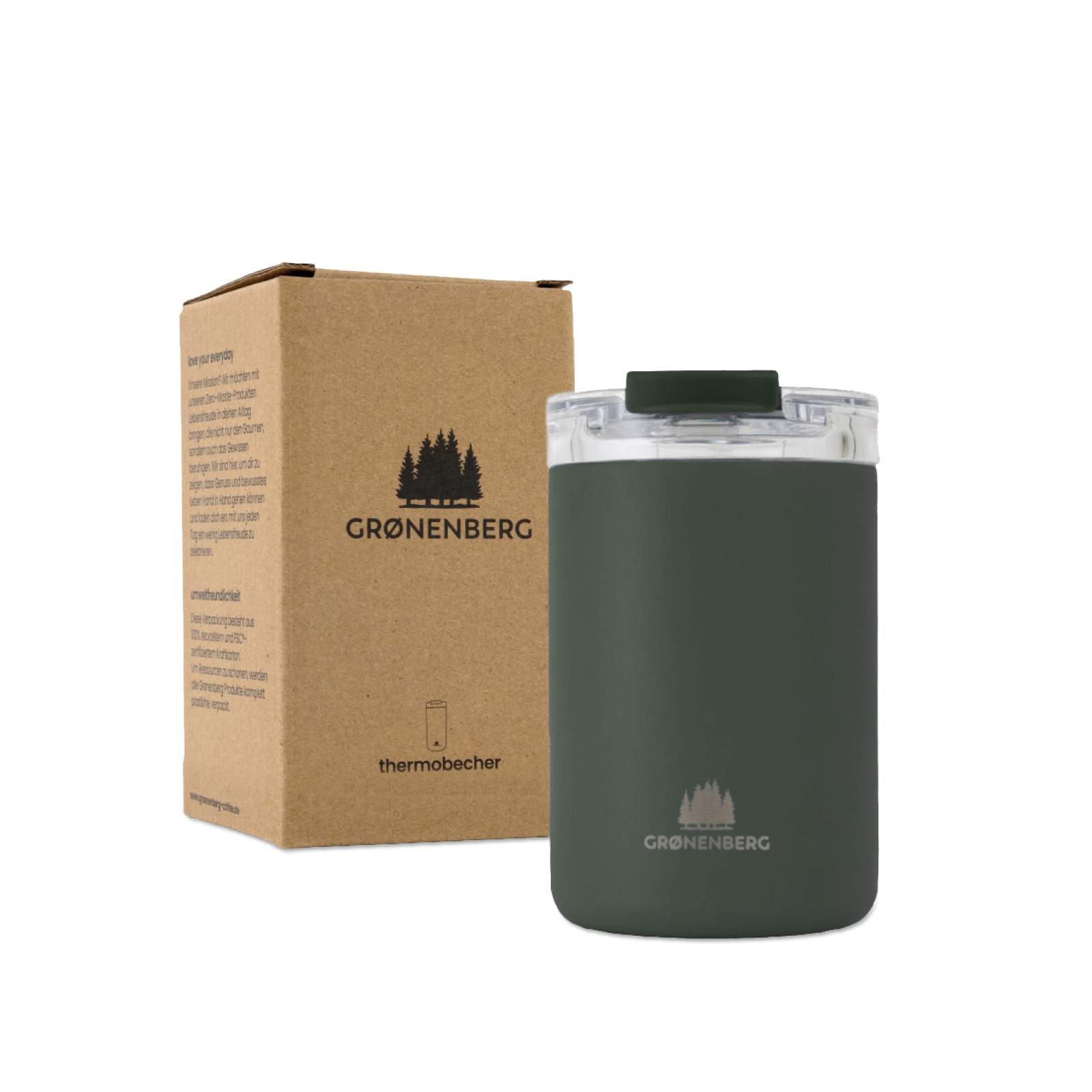Groenenberg Thermobecher Kaffeebecher to go 320ml Forest
