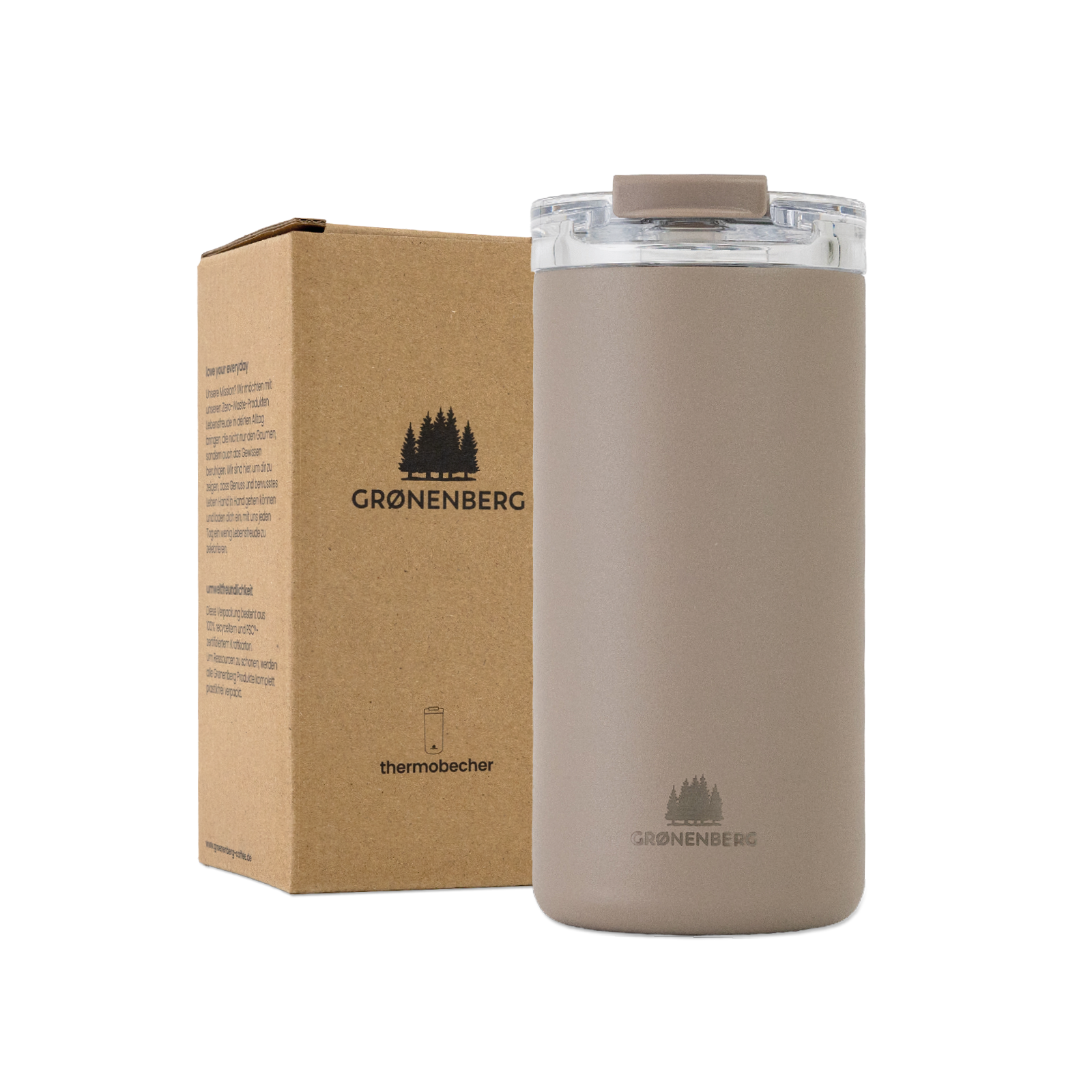 Groenenberg Thermobecher Kaffeebecher to go 440ml Earth