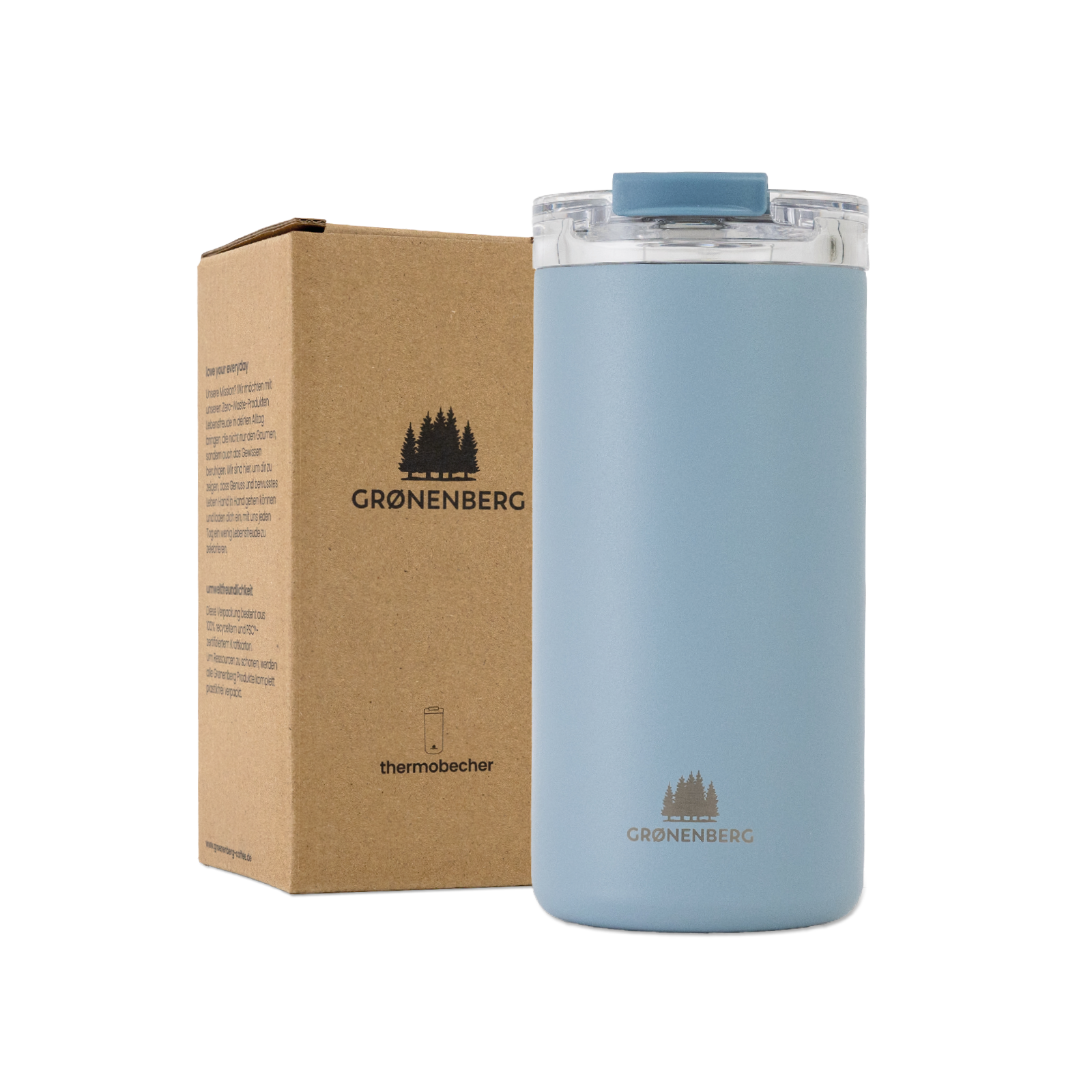 Groenenberg Thermobecher Kaffeebecher to go 440ml Sky