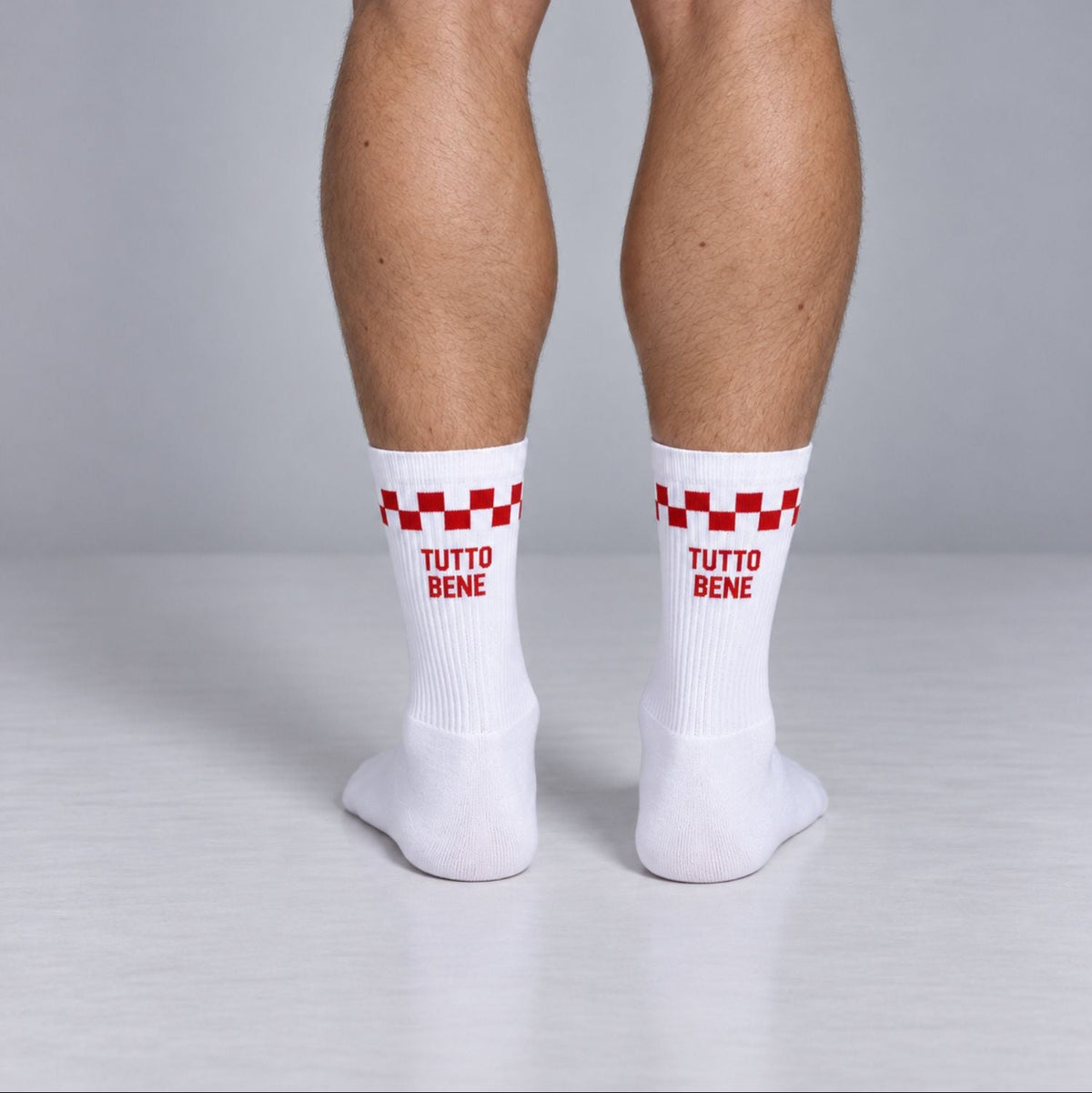 No Bad Days Club Tennissocken "TUTTO BENE ROSSO"
