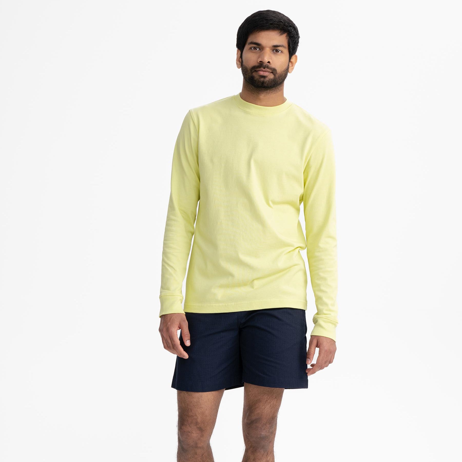 MELA Herren Langarmshirt "TEJAS" Ginger Lemon