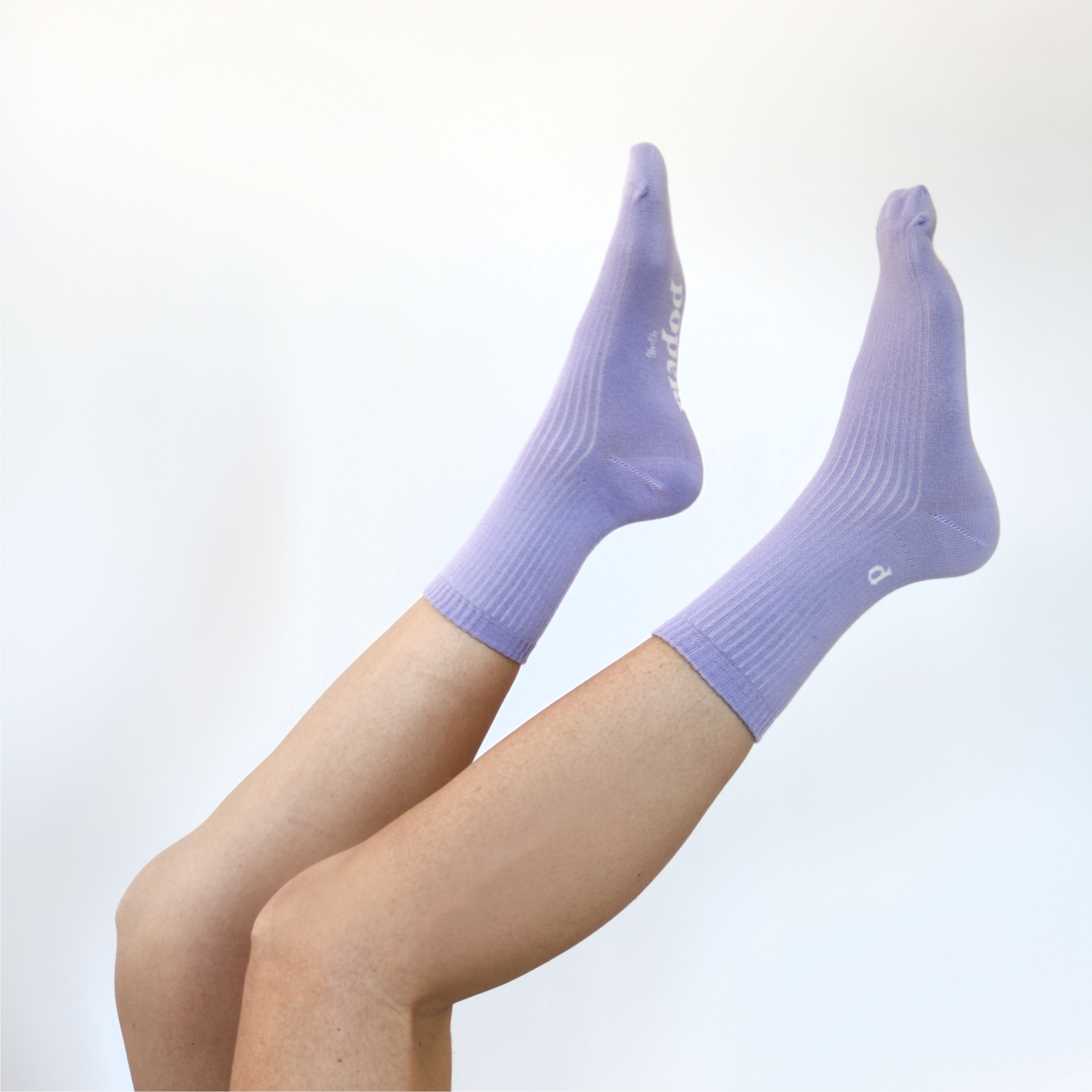 Popeia Socken "The Casual" aus Bio-Baumwolle - Lila