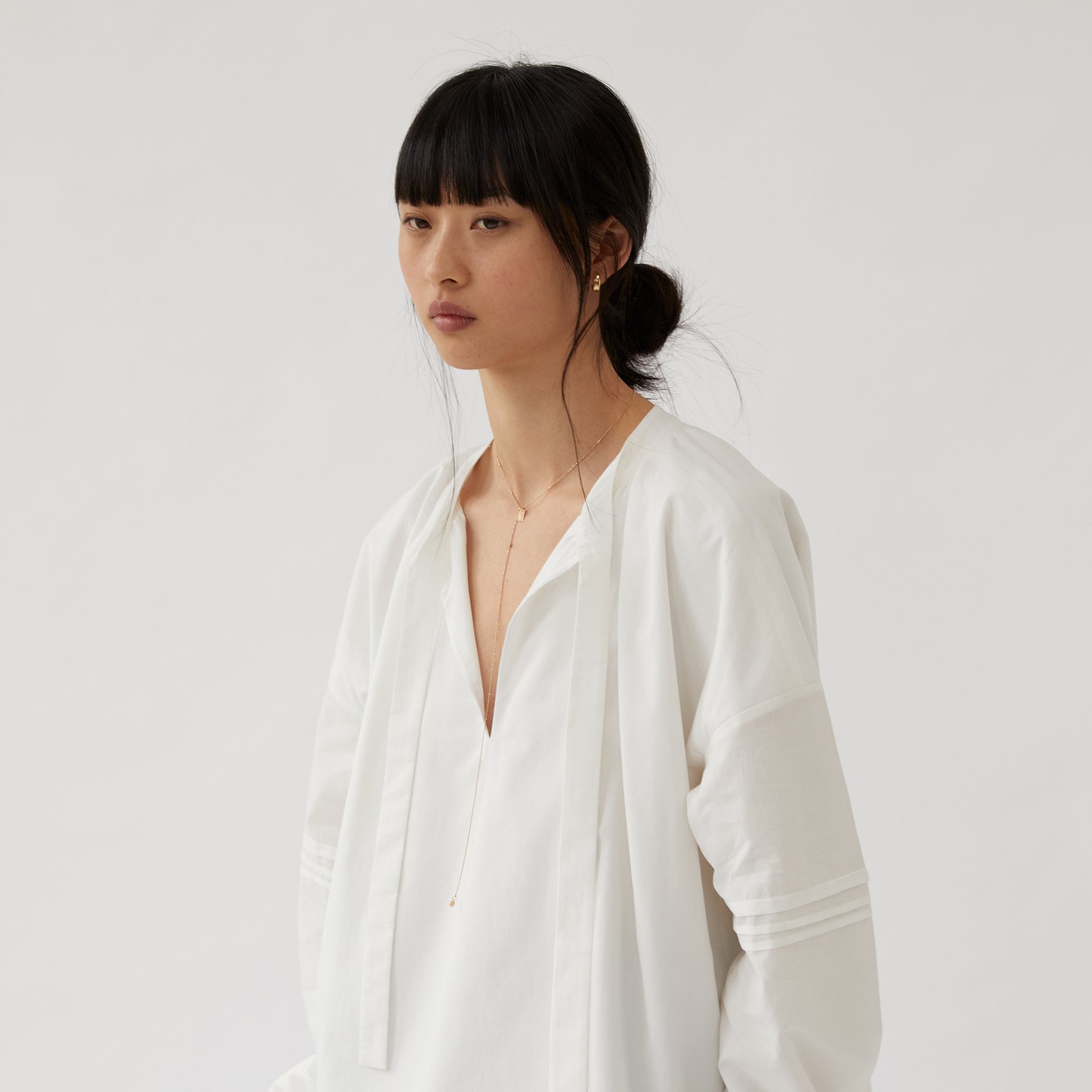 The Slow Label Puff-Sleeved Blouse