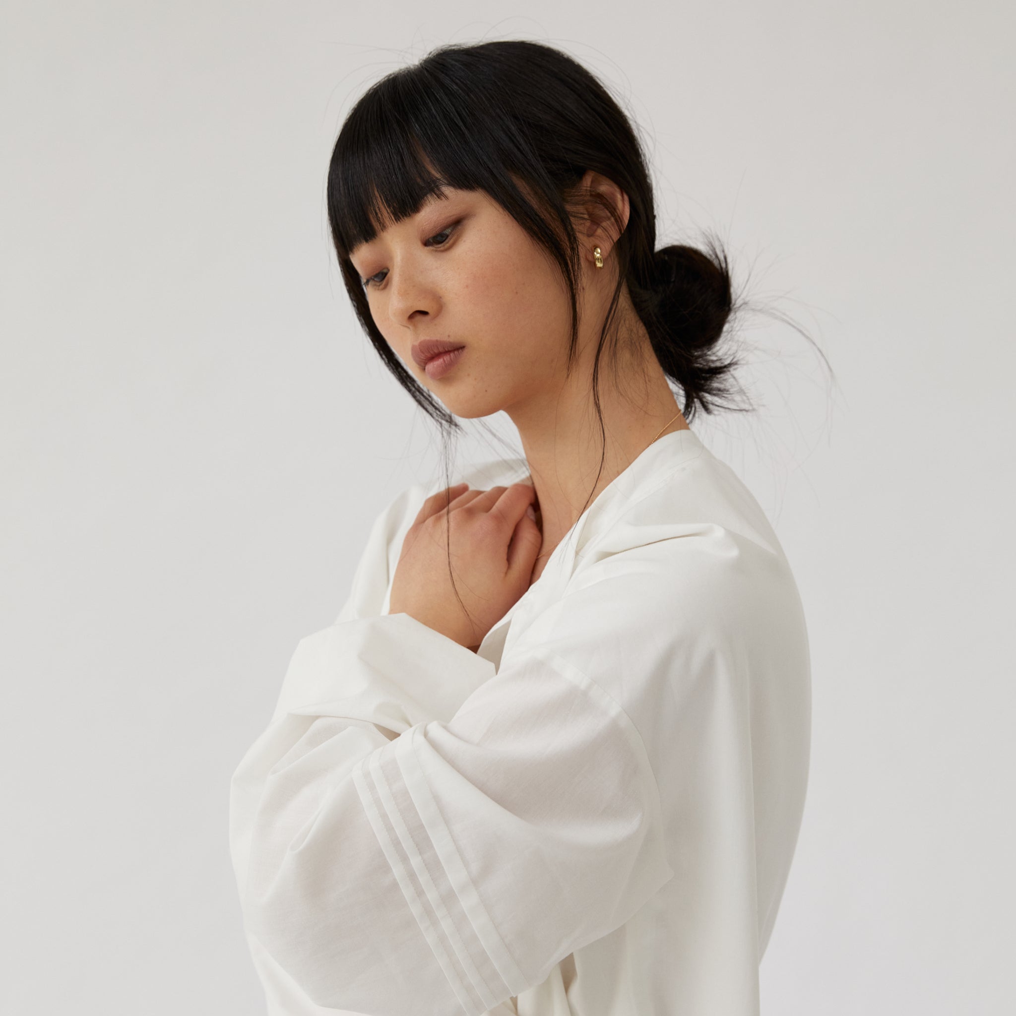 The Slow Label Puff-Sleeved Blouse