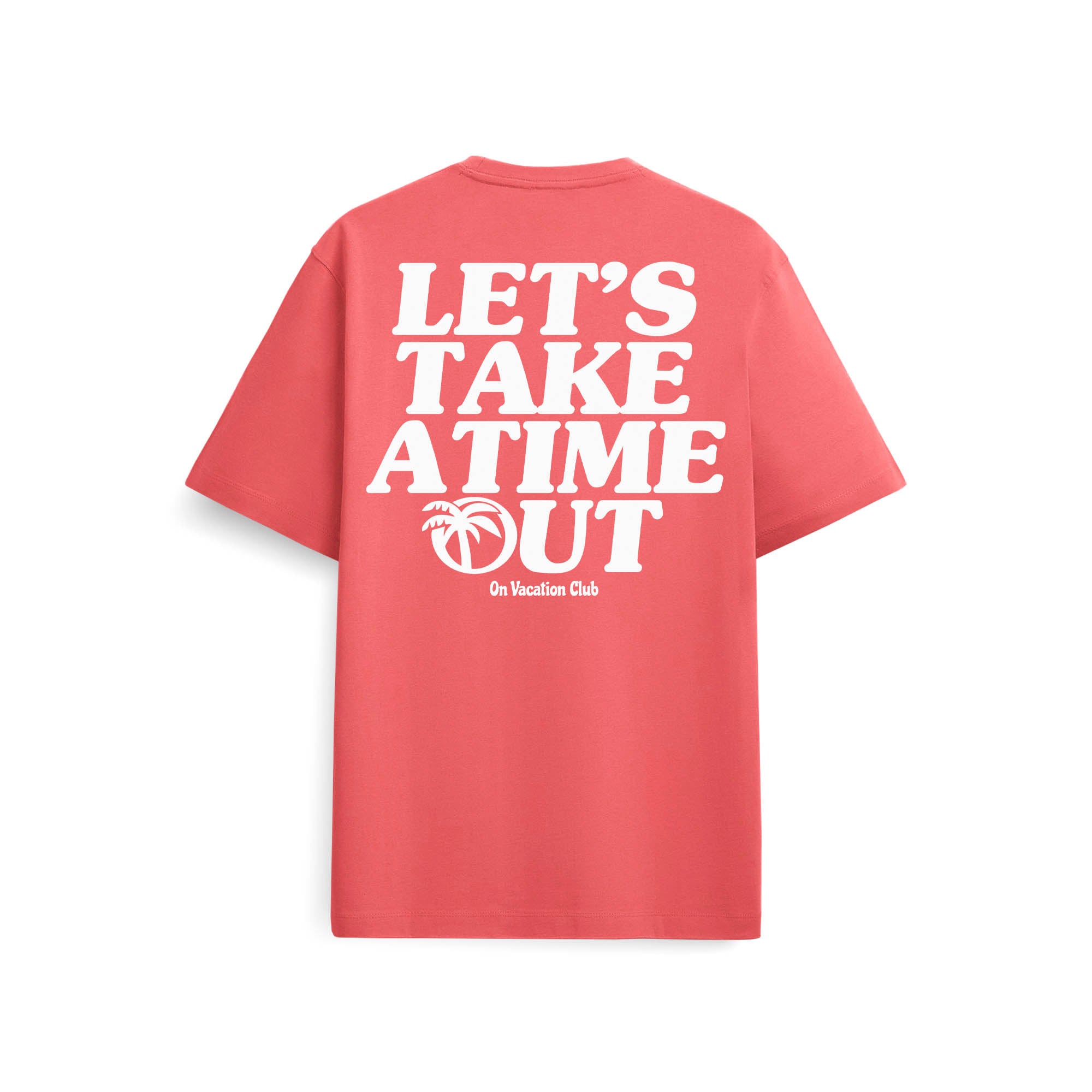 On Vacation T-Shirt "Time Out" XS Coral