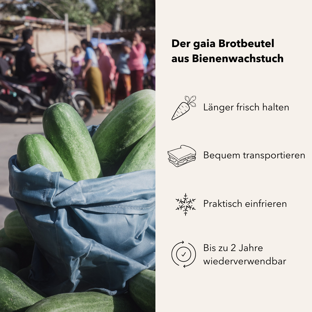 Gaia Bag BROTBEUTEL - Größe L
