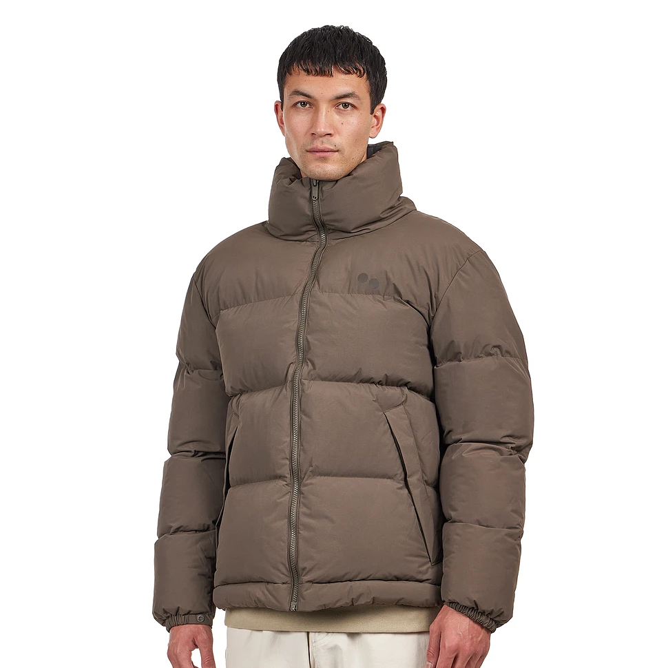 Pinqponq Unisex Puffer Jacket XS Coffee Brown