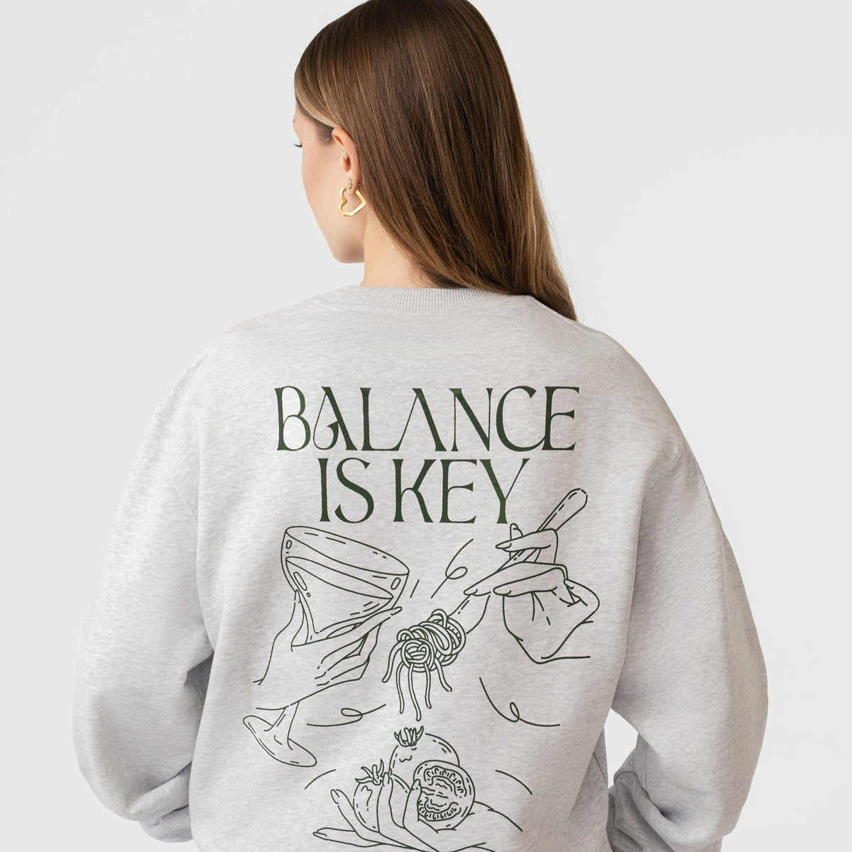 HALF MOON STUDIO Unisex Crewneck "KEY"