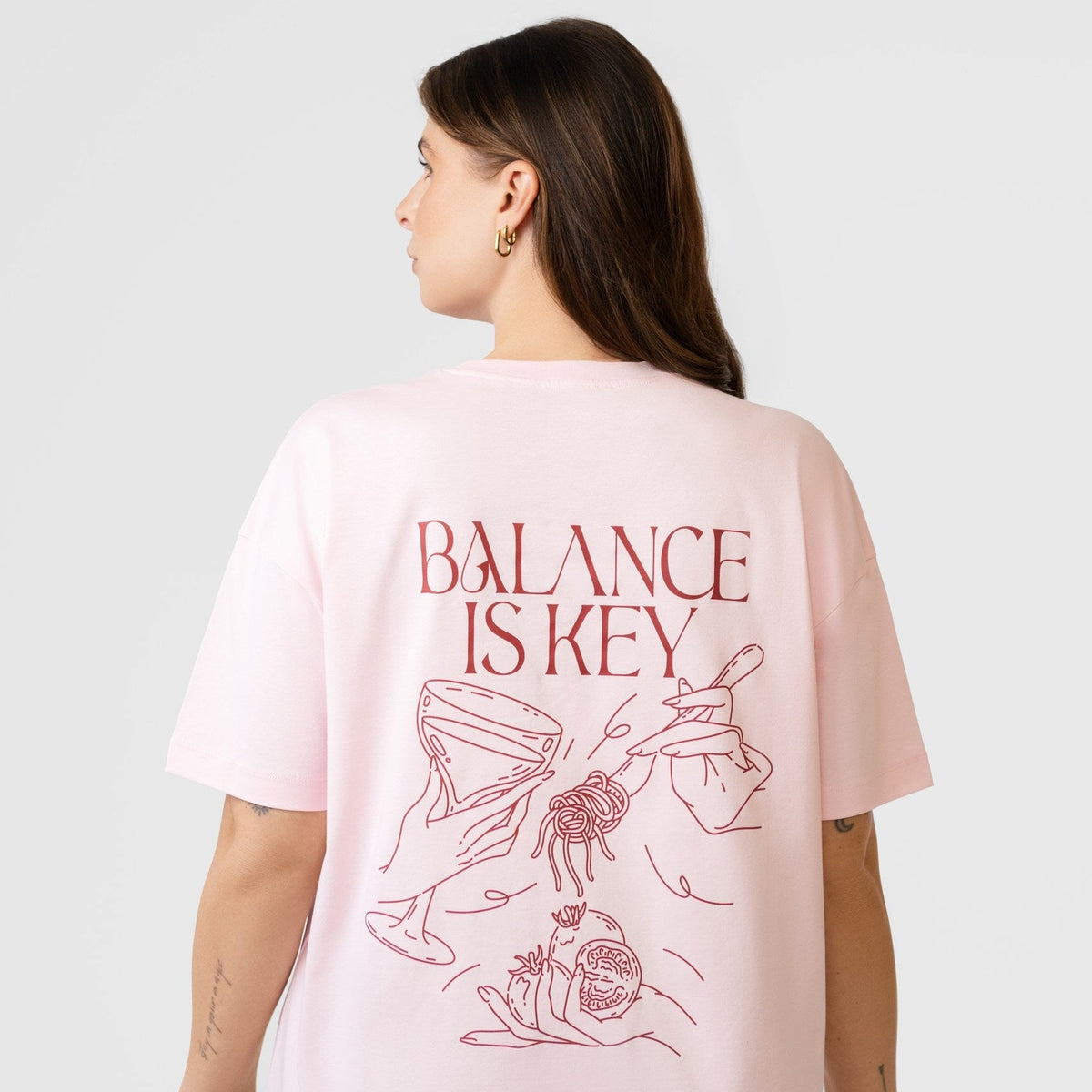 HALF MOON STUDIO Unisex Oversized T-Shirt "BALANCE"