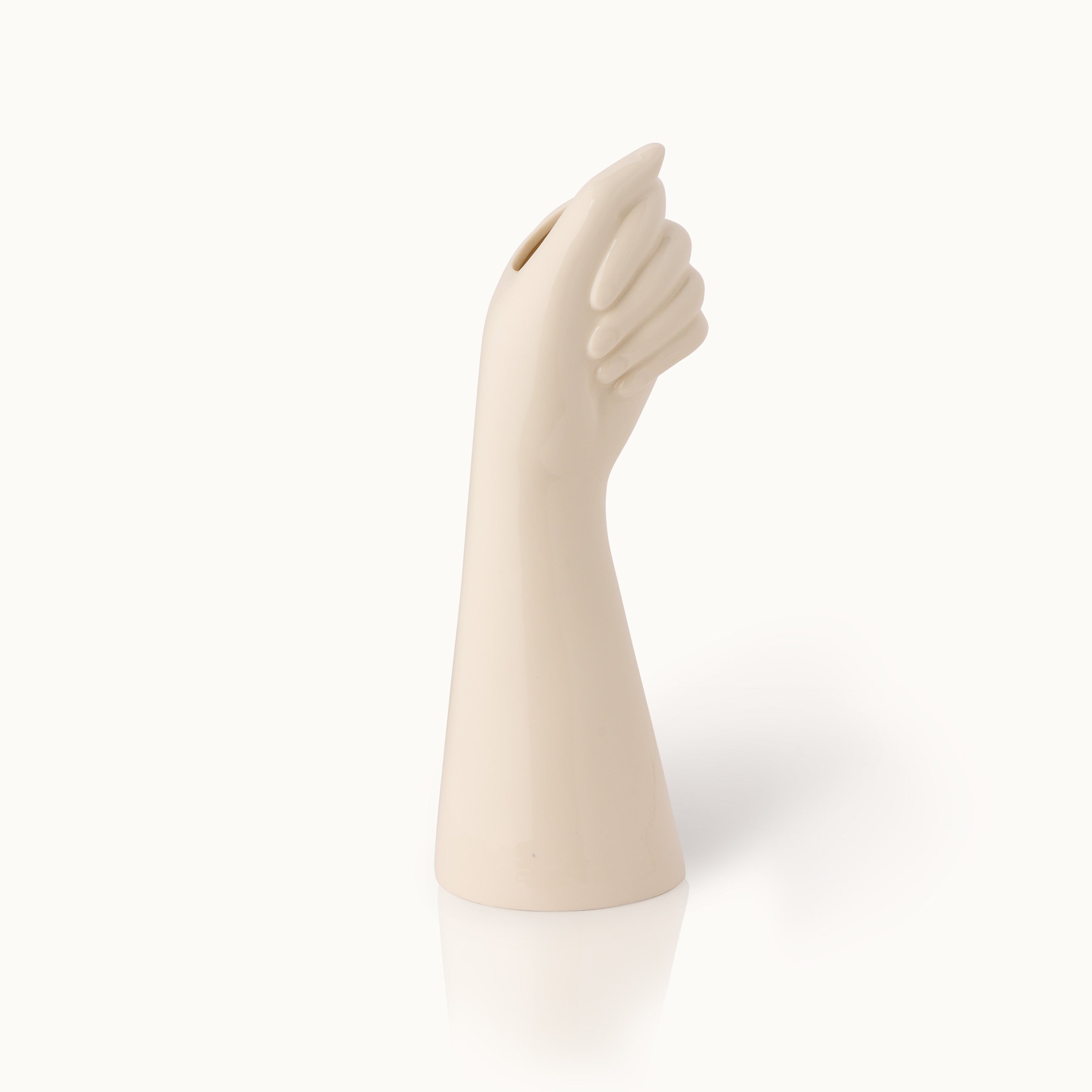 by Vivi Vase "Hand Keramik" Weiß