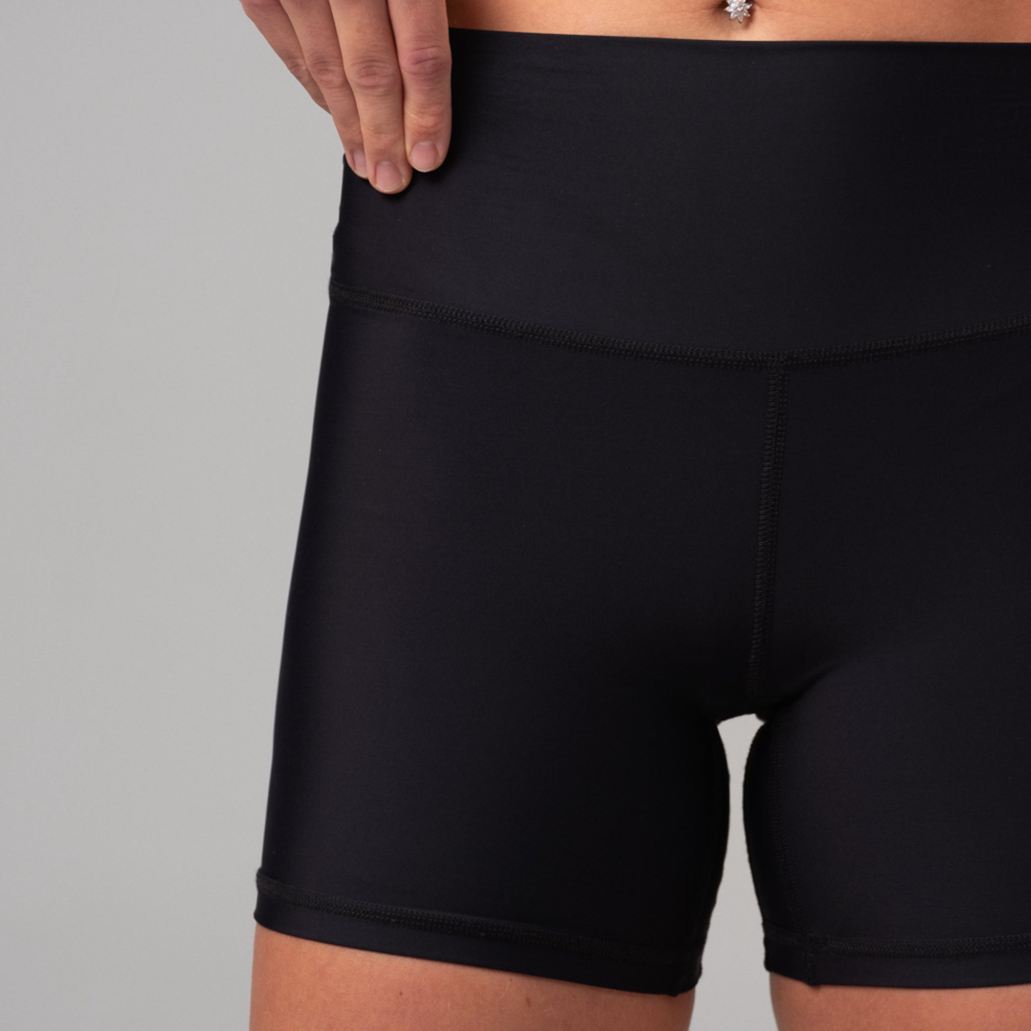 Gains and Roses High Waist Performance Shorts