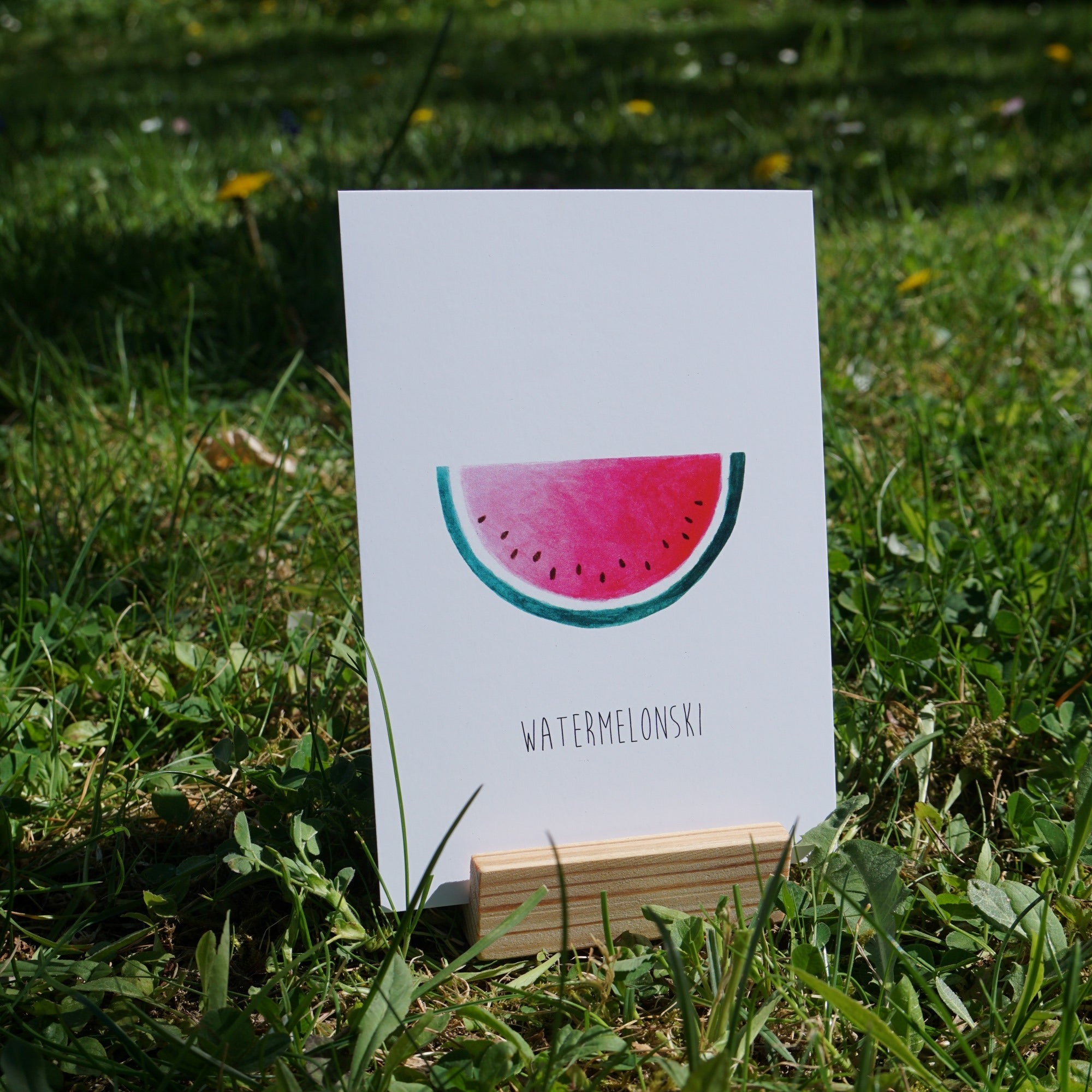 Piselli Postkarte Watermelonski DIN A6
