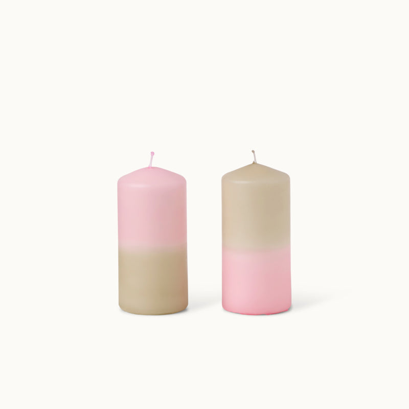 by Vivi Stumpenkerze Dip Dye - L Raspberry
