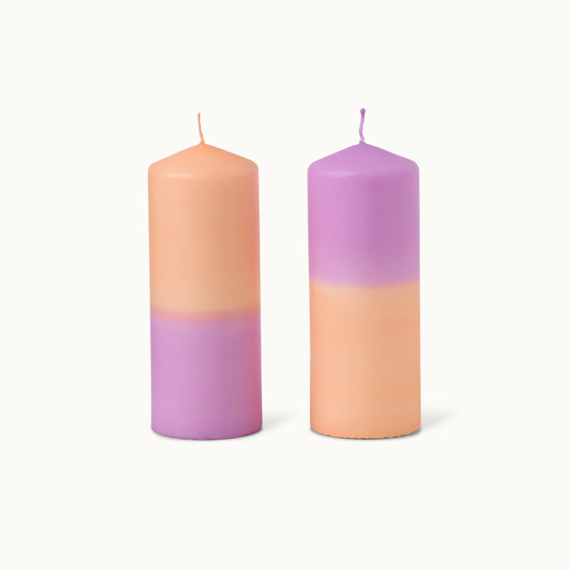 by Vivi Stumpenkerze Dip Dye - XL Lollipop