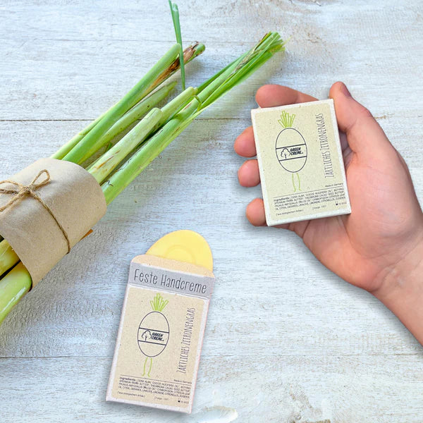 GreenCreme Feste Handcreme "Zärtliches Zitronengras" 30 g