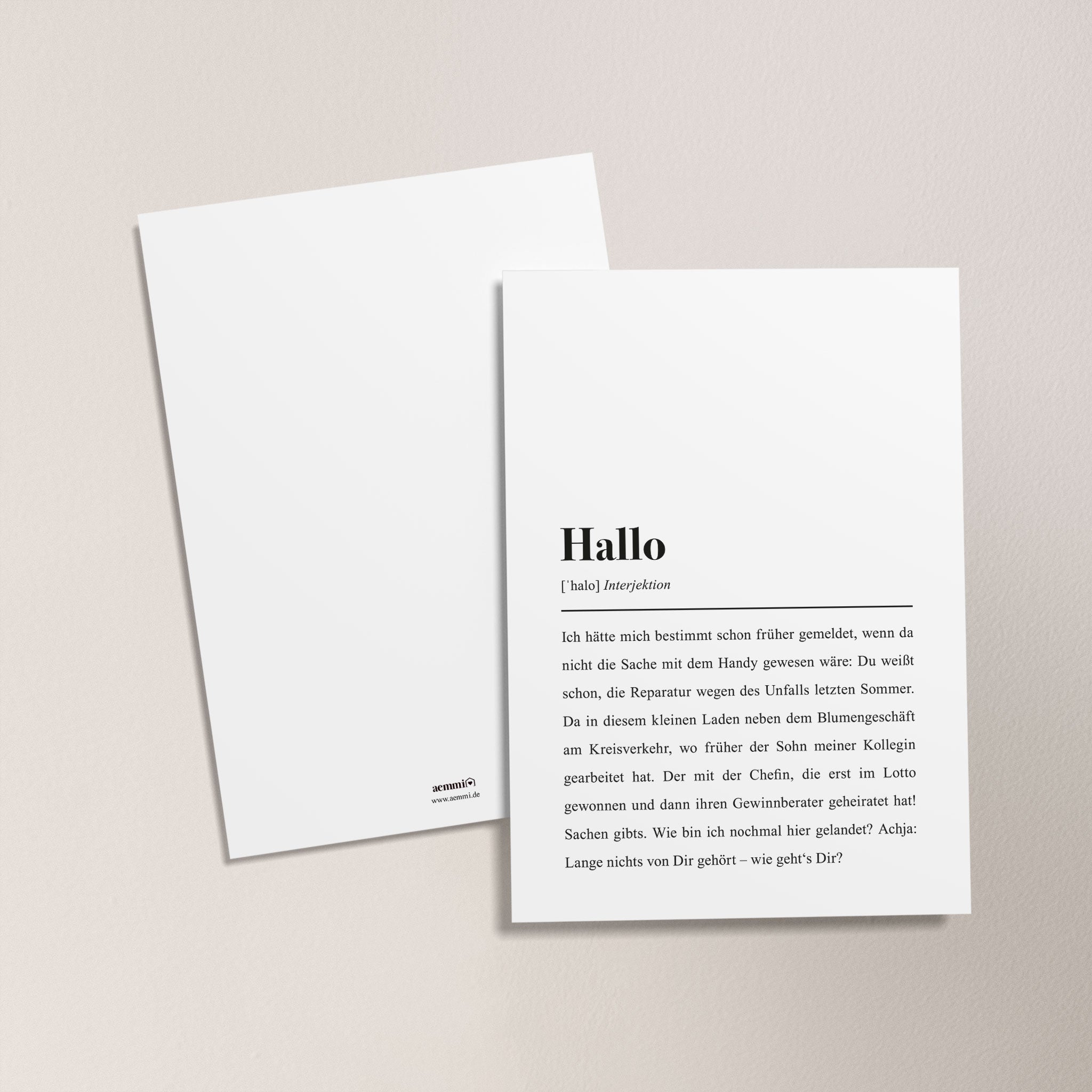 aemmi Postkarte DIN A6