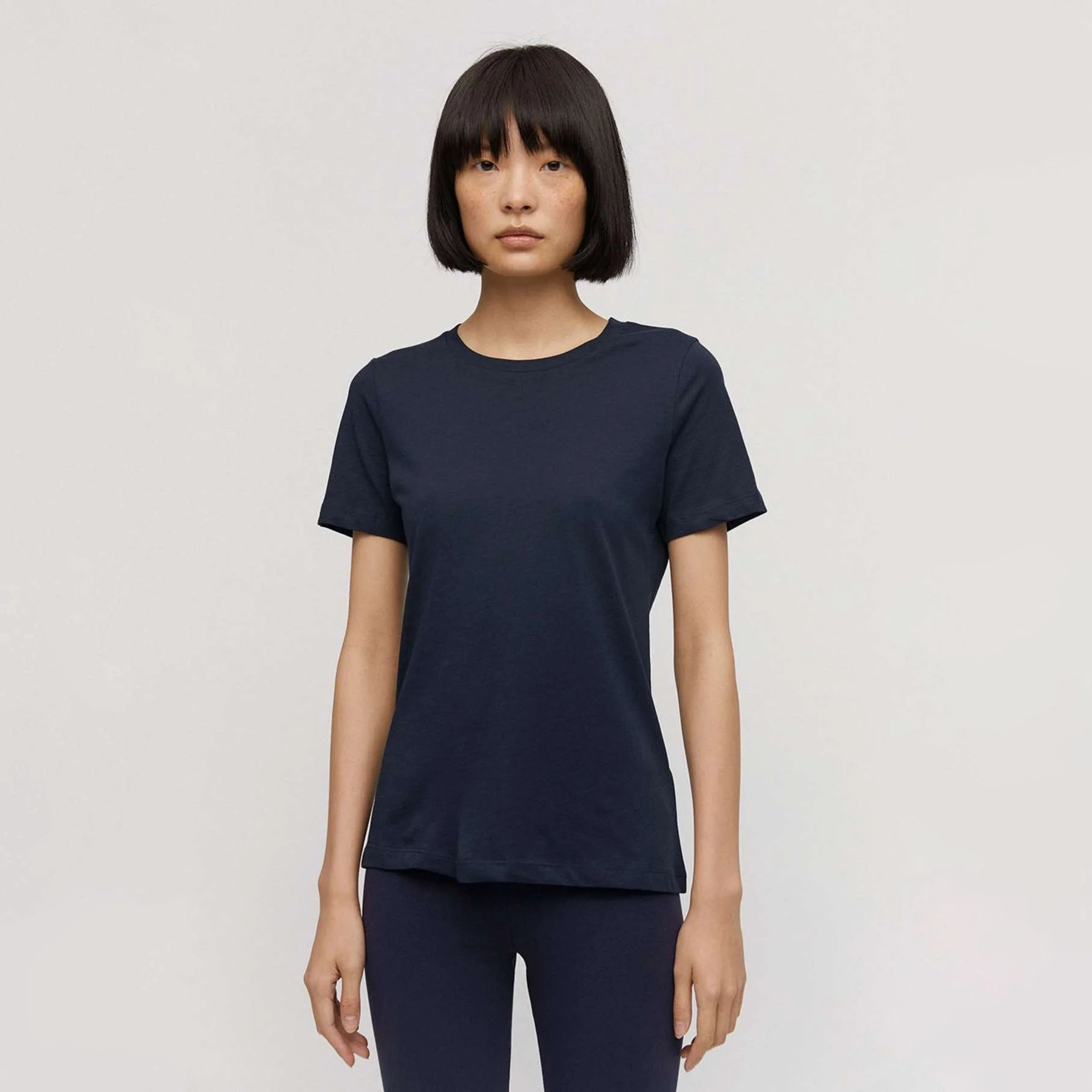 ARMEDANGELS Damen T-Shirt "Lidaa" Dunkelblau