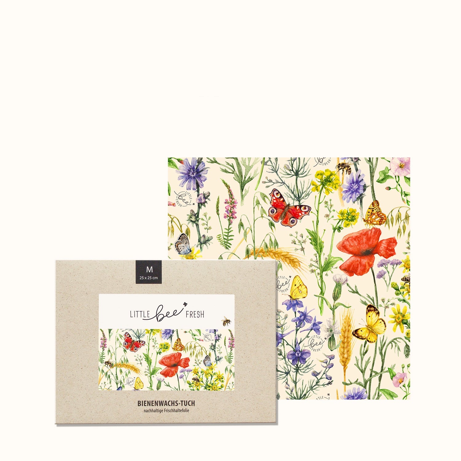 Naturalou Bio-Bienenwachstuch von Little Bee Fresh M Bienentraum