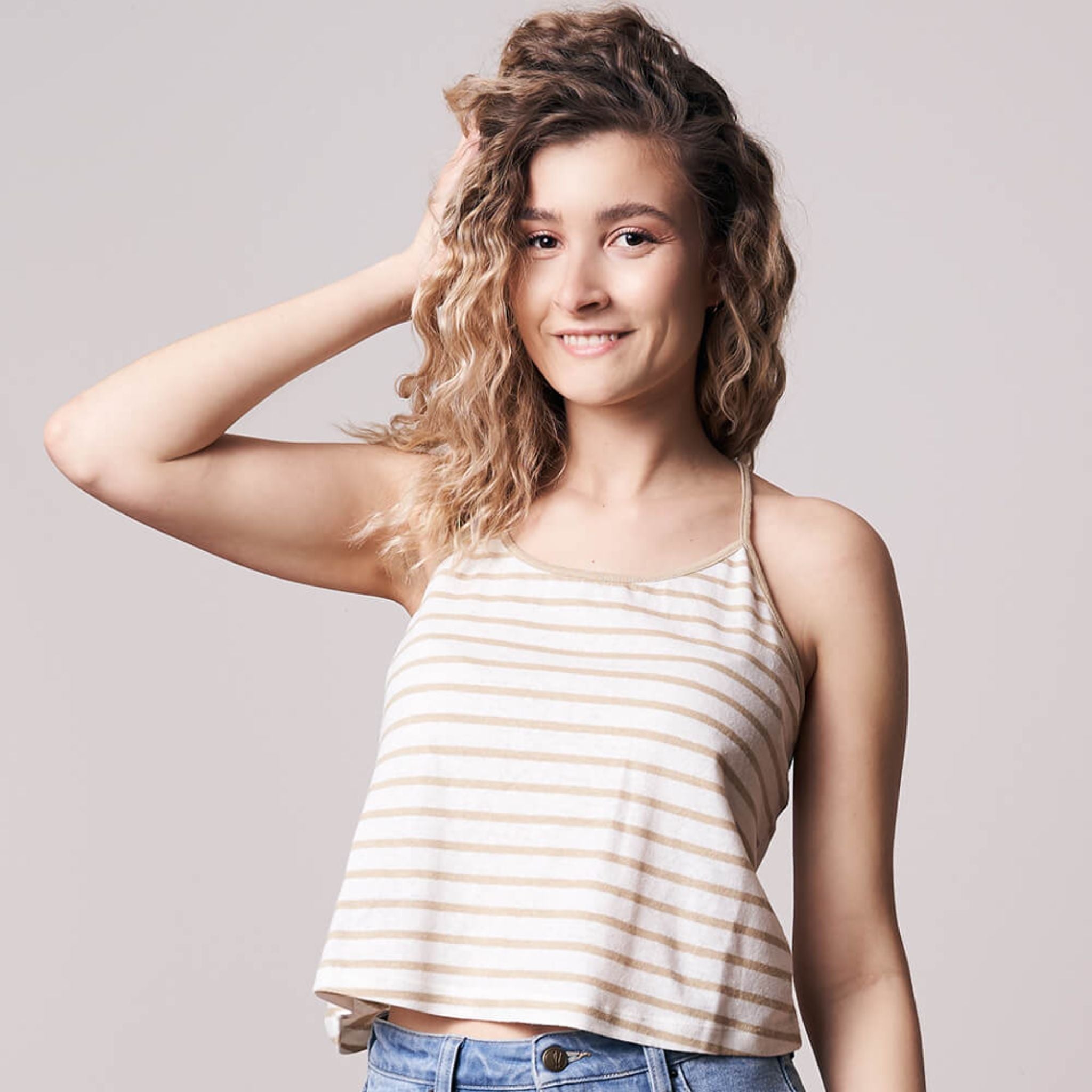 bleed clothing Damen Striped Linen Top