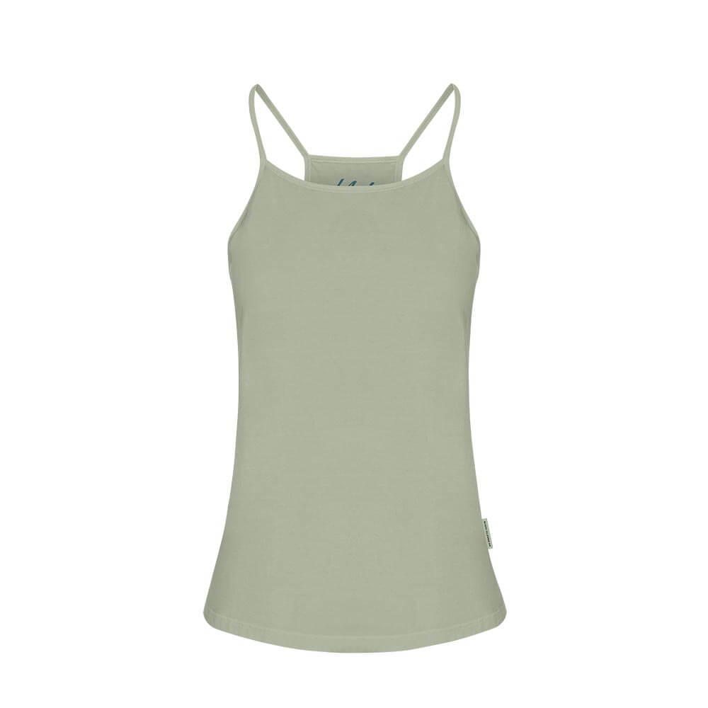bleed clothing Damen Natural Dye String Top Green