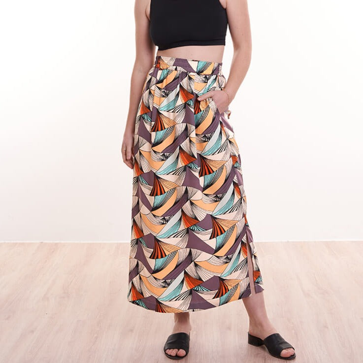 bleed clothing Wavemaker LENZING™ ECOVERO™ Longskirt