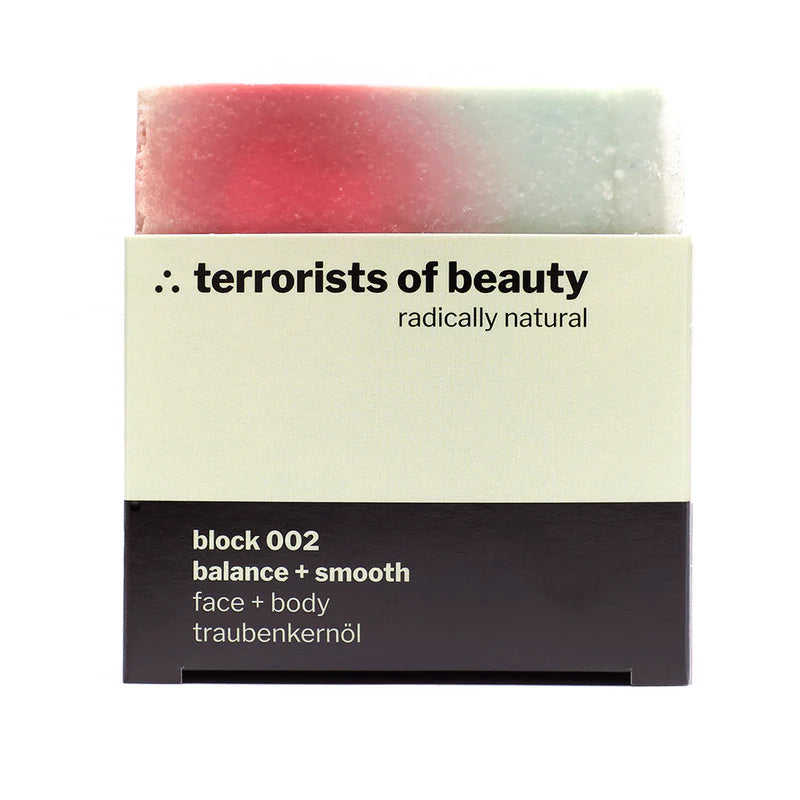 terrorists of beauty Blockseife "block 002" balance + smooth 100 g