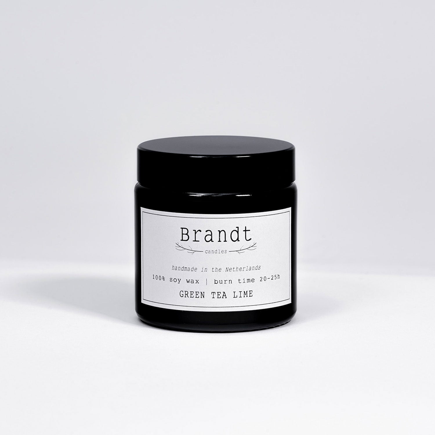 Naturalou Sojakerze "Brandt" in verschiedenen Duftrichtungen Grüner Tee & Limette