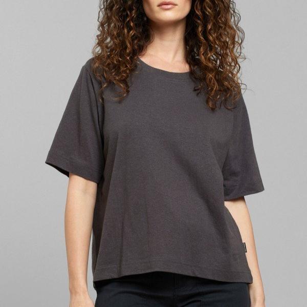 dedicated Damen T-Shirt "Vadstena" L Charcoal