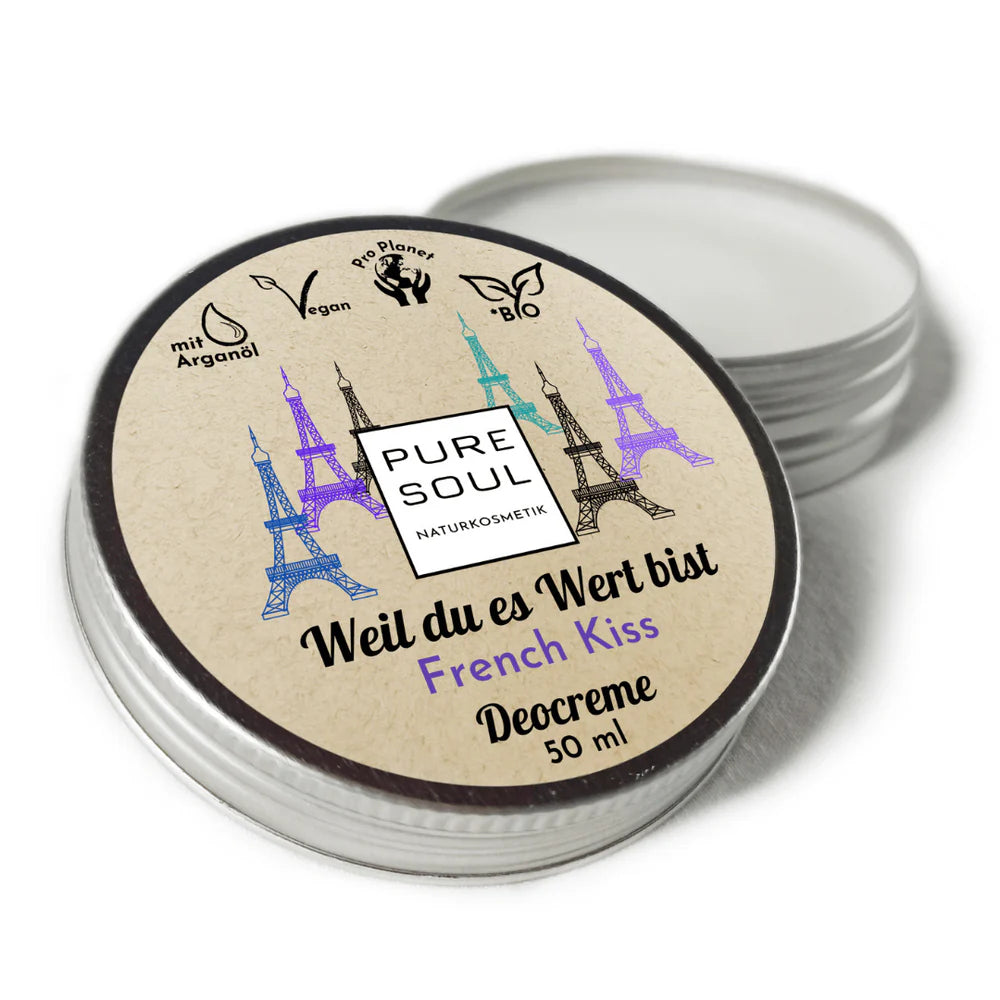 PURE SOUL Naturkosmetik Deo Creme "French Kiss" 50 ml Lavendel