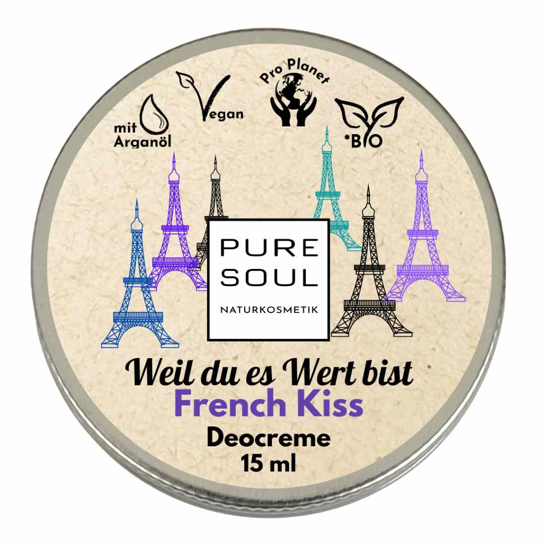PURE SOUL Naturkosmetik Deo Creme "French Kiss" 15 ml Lavendel