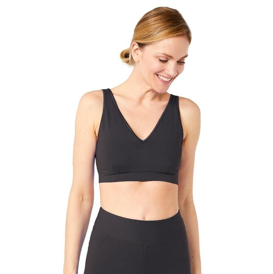 MANDALA Yoga BH "V-Neck Bra" XS Schwarz