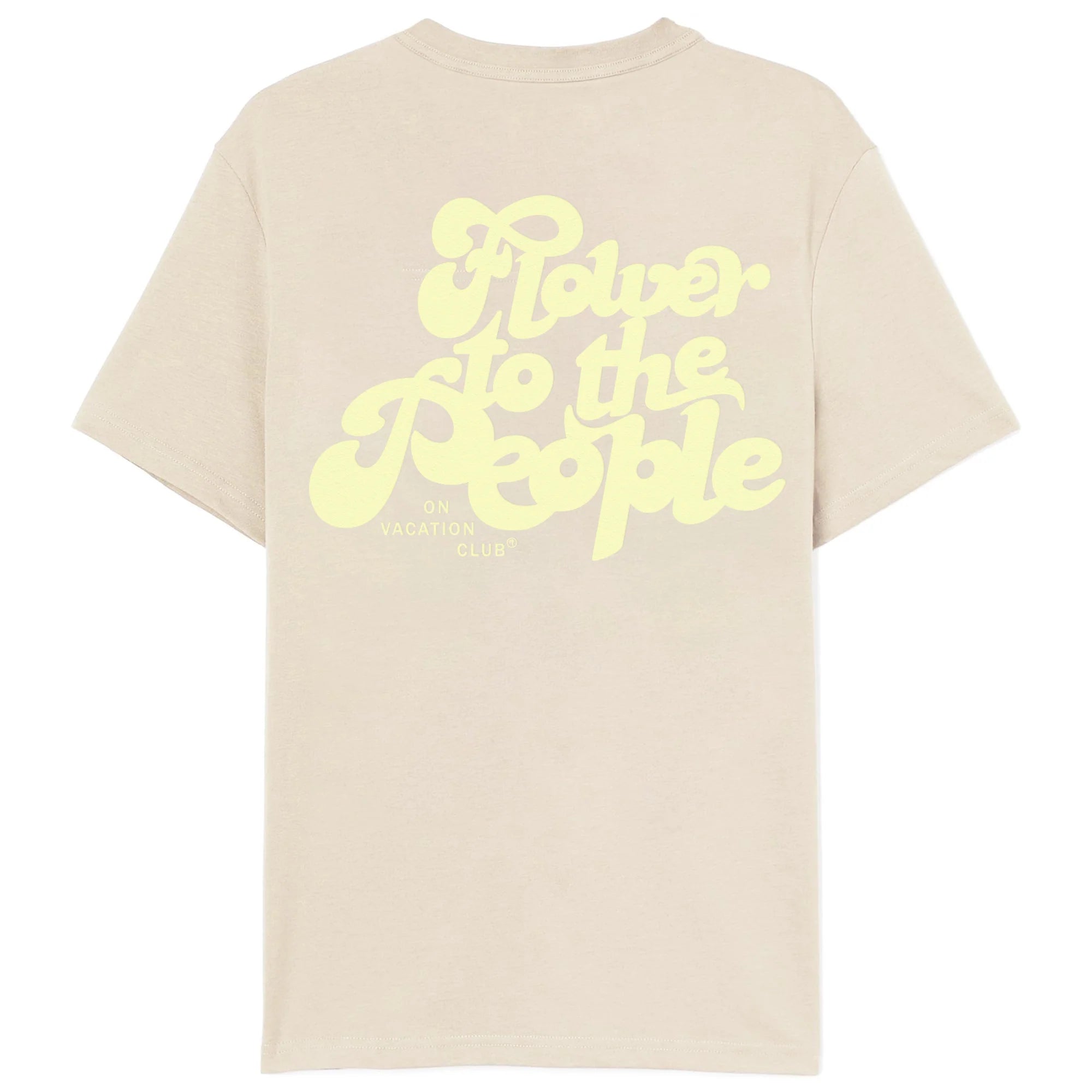 On Vacation Unisex T-Shirt "Flower" Sand