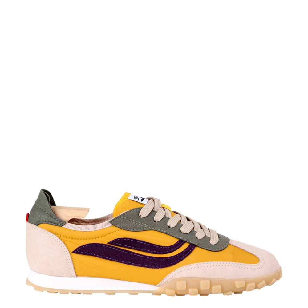 Genesis Footwear "G-Sprint Mesh" Beige Yellow Olive